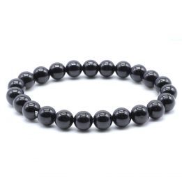 Pulsera 8mm Turmalina negra